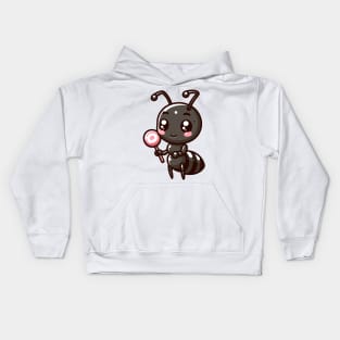 Playful Ant Cartoon Kids Hoodie